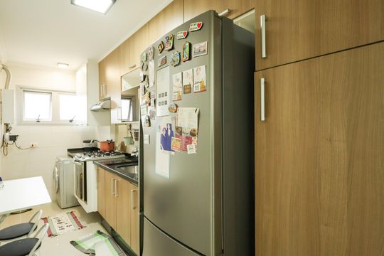 Cozinha de apartamento para alugar com 1 quarto, 50m² em Vila Congonhas, São Paulo