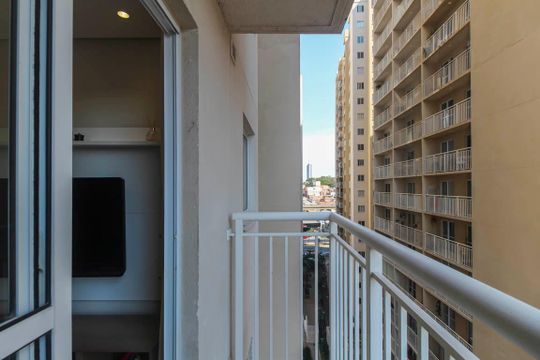 Varanda da Sala de apartamento para alugar com 2 quartos, 34m² em Vila Ema, São Paulo