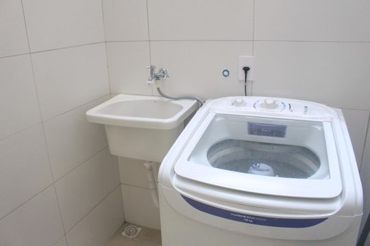 Área de Serviço de apartamento para alugar com 2 quartos, 37m² em Santa Maria, São Caetano do Sul