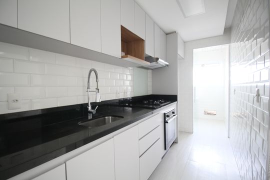 Cozinha - Armários de apartamento para alugar com 2 quartos, 51m² em Parque Reboucas, São Paulo