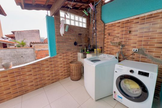 Área de Serviço de casa para alugar com 2 quartos, 125m² em Jardim Las Vegas, Guarulhos