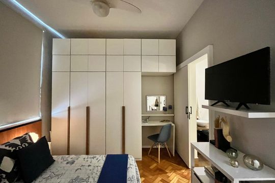Suite  de apartamento para alugar com 1 quarto, 54m² em Copacabana, Rio de Janeiro