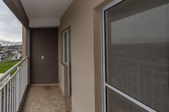 Varanda  de apartamento à venda com 2 quartos, 56m² em Parque Ortolândia, Hortolândia