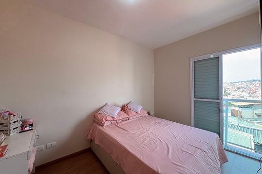 Quarto 2 de apartamento à venda com 2 quartos, 74m² em Vila Junqueira, Santo André