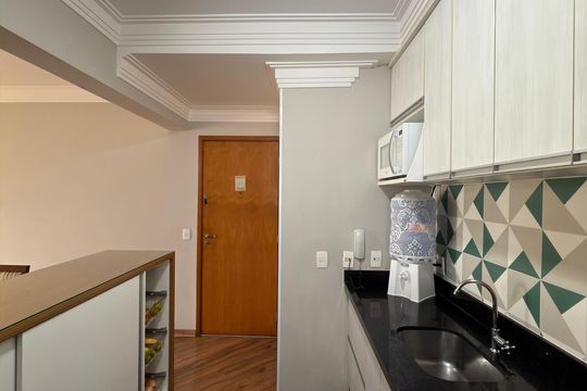 Cozinha de apartamento à venda com 2 quartos, 91m² em Vila Lusitania, São Bernardo do Campo