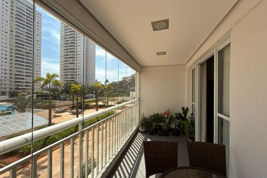 Sala Sacada  de apartamento à venda com 2 quartos, 91m² em Vila Lusitania, São Bernardo do Campo