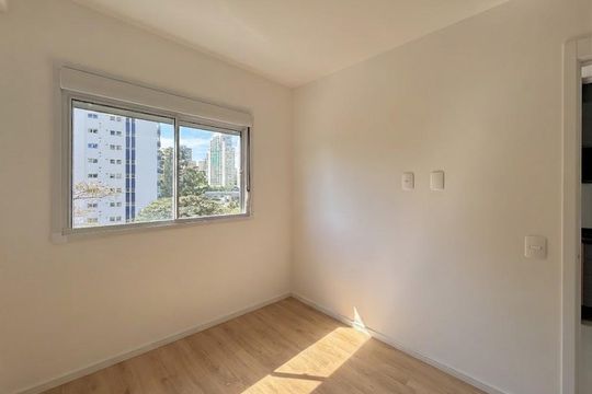 Suite de apartamento para alugar com 1 quarto, 28m² em Campo Belo, São Paulo