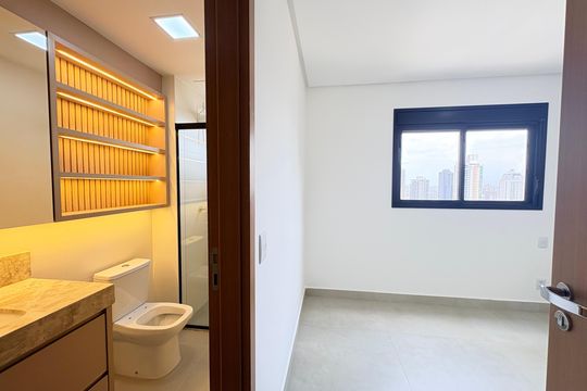 Banheiro 2 de apartamento para alugar com 3 quartos, 80m² em Setor Marista, Goiânia