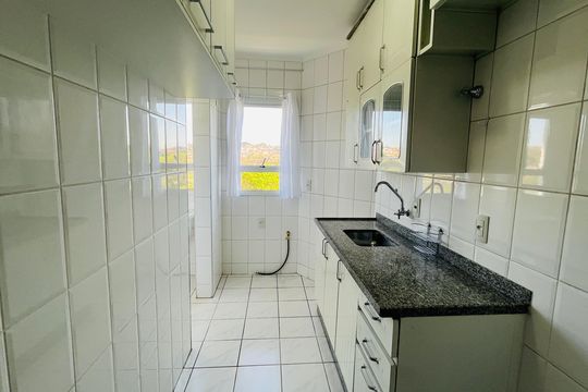 Cozinha de apartamento para alugar com 2 quartos, 67m² em Jardim Boa Esperança, Campinas