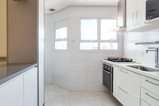 Cozinha  de apartamento à venda com 2 quartos, 70m² em Jardim do Mar, São Bernardo do Campo