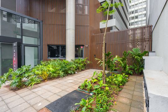 Fachada de kitnet/studio à venda com 1 quarto, 22m² em Jardim Paulista, São Paulo