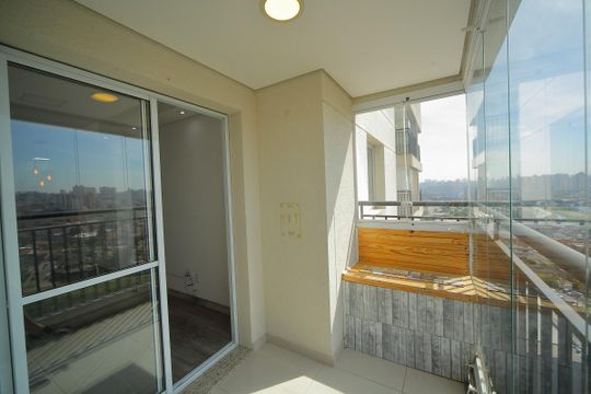 Varanda da Sala de apartamento à venda com 2 quartos, 65m² em Vila Dayse, São Bernardo do Campo
