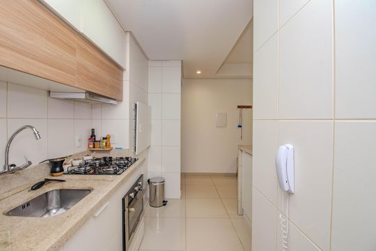 Cozinha e Área de Serviço de apartamento à venda com 3 quartos, 89m² em Passo D’areia, Porto Alegre