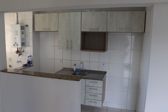 Cozinha de apartamento para alugar com 3 quartos, 65m² em Parque São Caetano, Campos dos Goytacazes