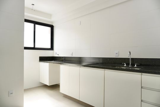 Cozinha e Área de Serviço de apartamento à venda com 3 quartos, 87m² em São Lucas, Belo Horizonte