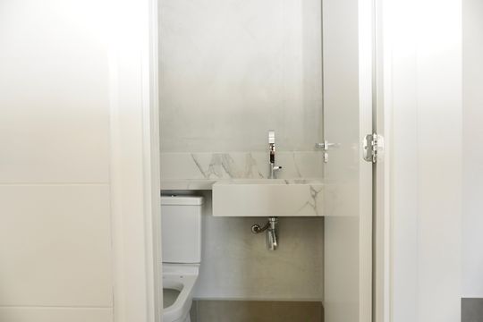 Lavabo  de apartamento à venda com 3 quartos, 87m² em São Lucas, Belo Horizonte