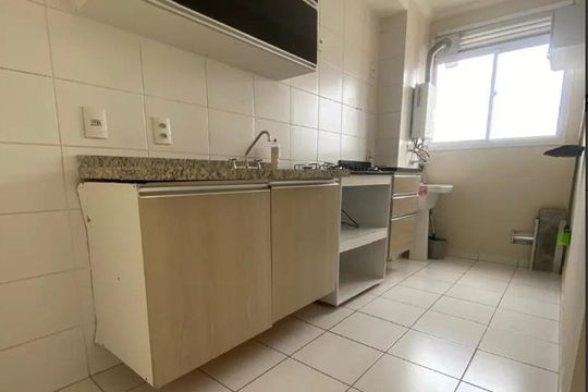 Cozinha de apartamento à venda com 2 quartos, 62m² em Parque Industrial, Campinas