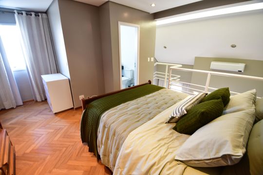 Quarto Suíte de apartamento para alugar com 1 quarto, 84m² em Centro, Campinas