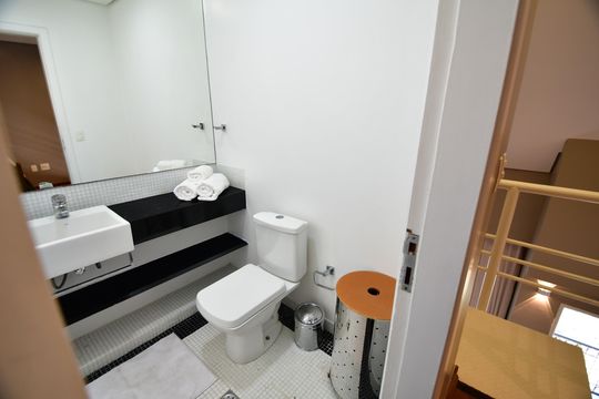 Banheiro Suíte de apartamento para alugar com 1 quarto, 84m² em Centro, Campinas