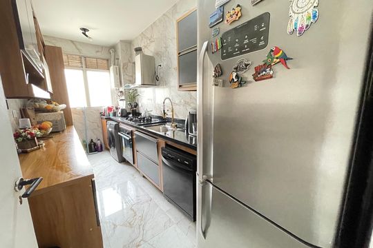 Cozinha de apartamento à venda com 3 quartos, 64m² em Butantã, São Paulo