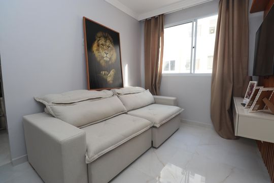 Sala de apartamento para alugar com 2 quartos, 40m² em Piatã, Salvador
