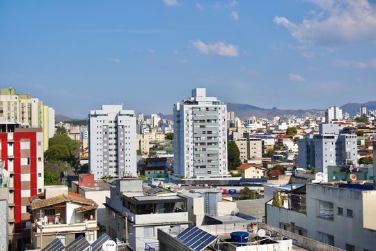 Vista  de apartamento à venda com 3 quartos, 200m² em Santa Cruz, Belo Horizonte