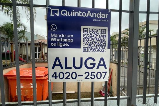 Placa Instalada em 28/08/2026 - Cod.HDIC-192 de apartamento para alugar com 2 quartos, 50m² em Santo Afonso, Novo Hamburgo