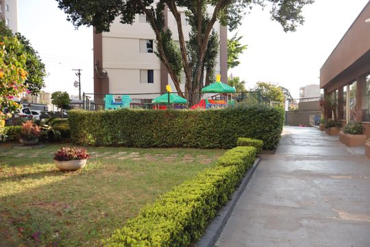 Área comum - espaço verde de apartamento para alugar com 2 quartos, 54m² em Vila Primavera, São Paulo