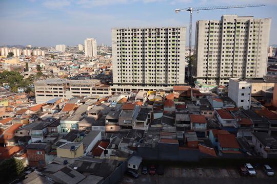 Vista da Sala de apartamento para alugar com 2 quartos, 54m² em Vila Primavera, São Paulo
