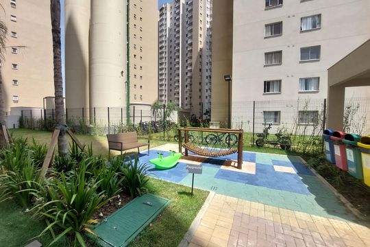 Área comum - Playground de apartamento para alugar com 2 quartos, 32m² em Socorro, São Paulo