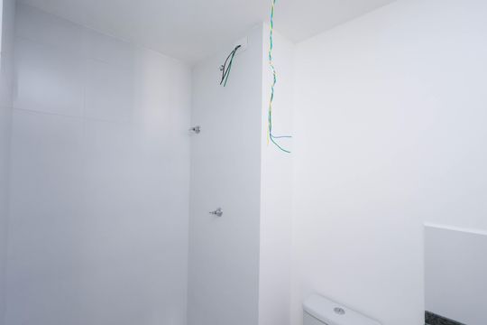 Banheiro de kitnet/studio à venda com 1 quarto, 24m² em Ipiranga, São Paulo