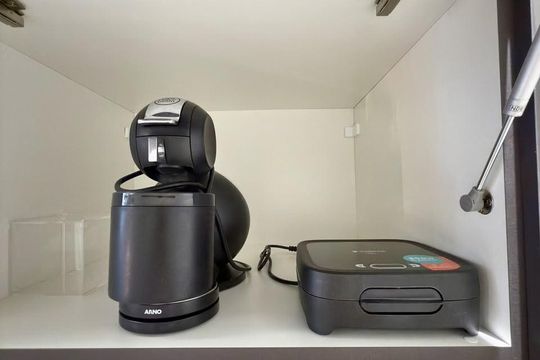 Cozinha de kitnet/studio à venda com 1 quarto, 25m² em Indianópolis, São Paulo