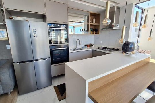 Cozinha de apartamento à venda com 3 quartos, 156m² em Barra Olímpica, Rio de Janeiro