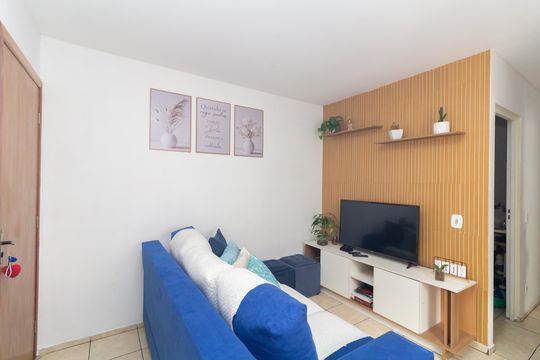 Sala de apartamento à venda com 2 quartos, 45m² em Vila Popular, São Paulo
