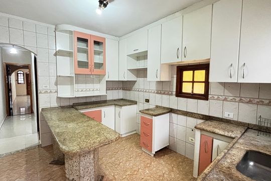 Cozinha de casa para alugar com 3 quartos, 125m² em Parque Novo Oratório, Santo André