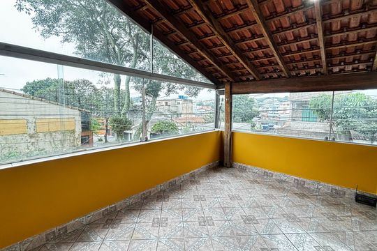 Sala - Sala de Jantar Varanda de casa para alugar com 3 quartos, 125m² em Parque Novo Oratório, Santo André