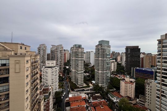 Vista da Varanda de kitnet/studio para alugar com 1 quarto, 39m² em Vila Nova Conceição, São Paulo