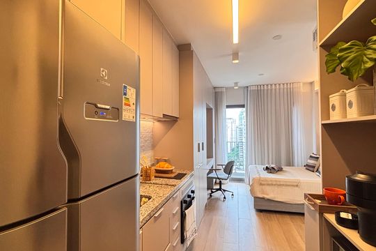 Studio de kitnet/studio para alugar com 1 quarto, 39m² em Vila Nova Conceição, São Paulo