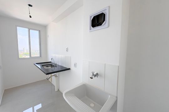 Cozinha de apartamento para alugar com 3 quartos, 61m² em Vila dos Alpes, Goiânia