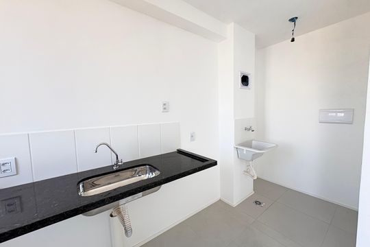 Cozinha de apartamento para alugar com 3 quartos, 61m² em Vila dos Alpes, Goiânia