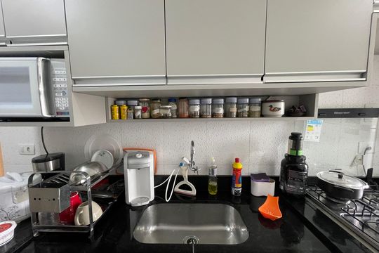 Cozinha de apartamento à venda com 3 quartos, 70m² em Instituto de Previdencia, São Paulo
