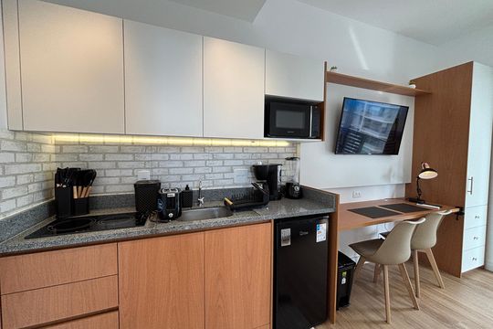 Studio de kitnet/studio para alugar com 1 quarto, 25m² em Pinheiros, São Paulo