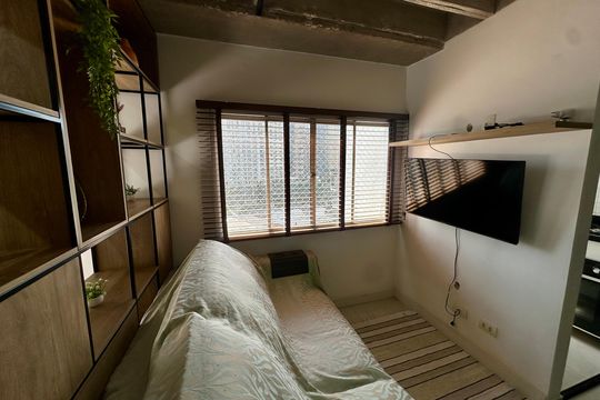 Sala de apartamento à venda com 1 quarto, 49m² em Jardim das Acacias, São Paulo