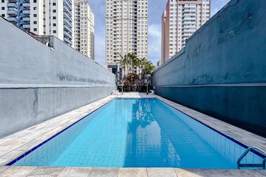 Área comum - Piscina de apartamento à venda com 2 quartos, 50m² em Tatuapé, São Paulo