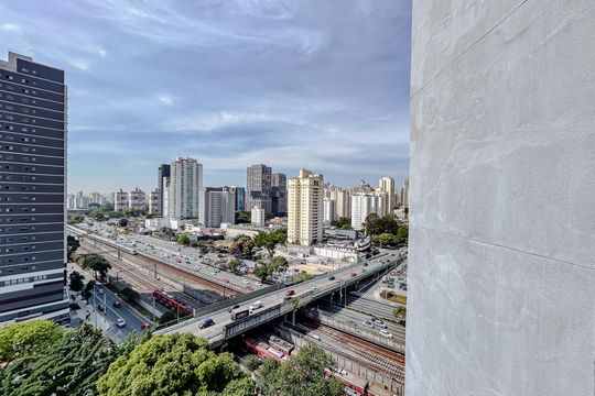 Vista da Sala de apartamento à venda com 2 quartos, 50m² em Tatuapé, São Paulo