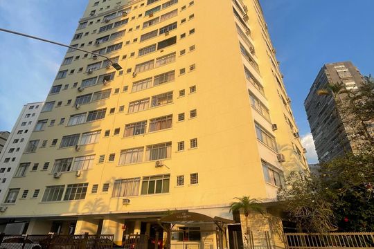 Fachada do Prédio de apartamento para alugar com 1 quarto, 29m² em Itararé, São Vicente