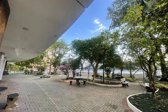 Jardim de apartamento para alugar com 1 quarto, 29m² em Itararé, São Vicente