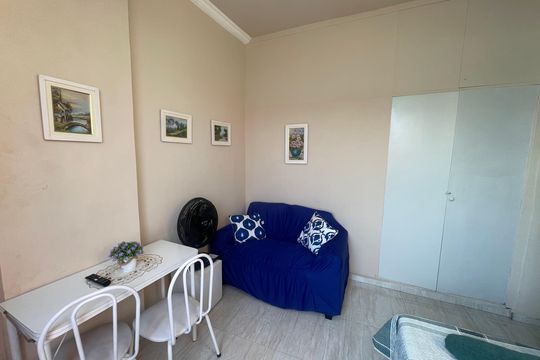 Sala de apartamento para alugar com 1 quarto, 29m² em Itararé, São Vicente