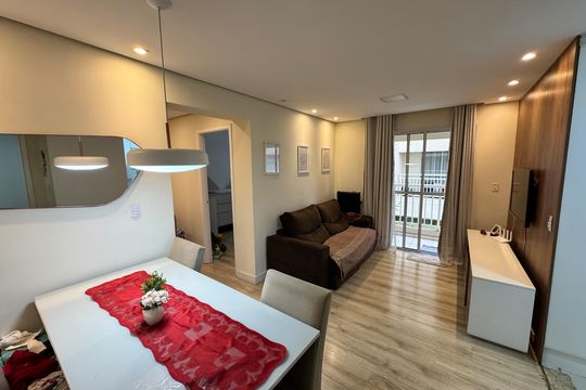 Sala de apartamento para alugar com 2 quartos, 42m² em Jardim Nova Coimbra, Cotia