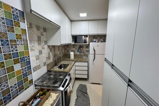 Cozinha - Armários de apartamento para alugar com 2 quartos, 42m² em Jardim Nova Coimbra, Cotia